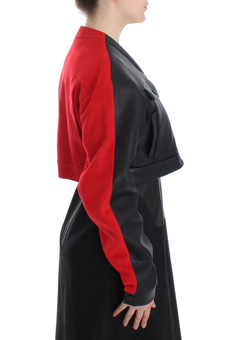 Elegant Cropped Artisan Jacket - ventzia