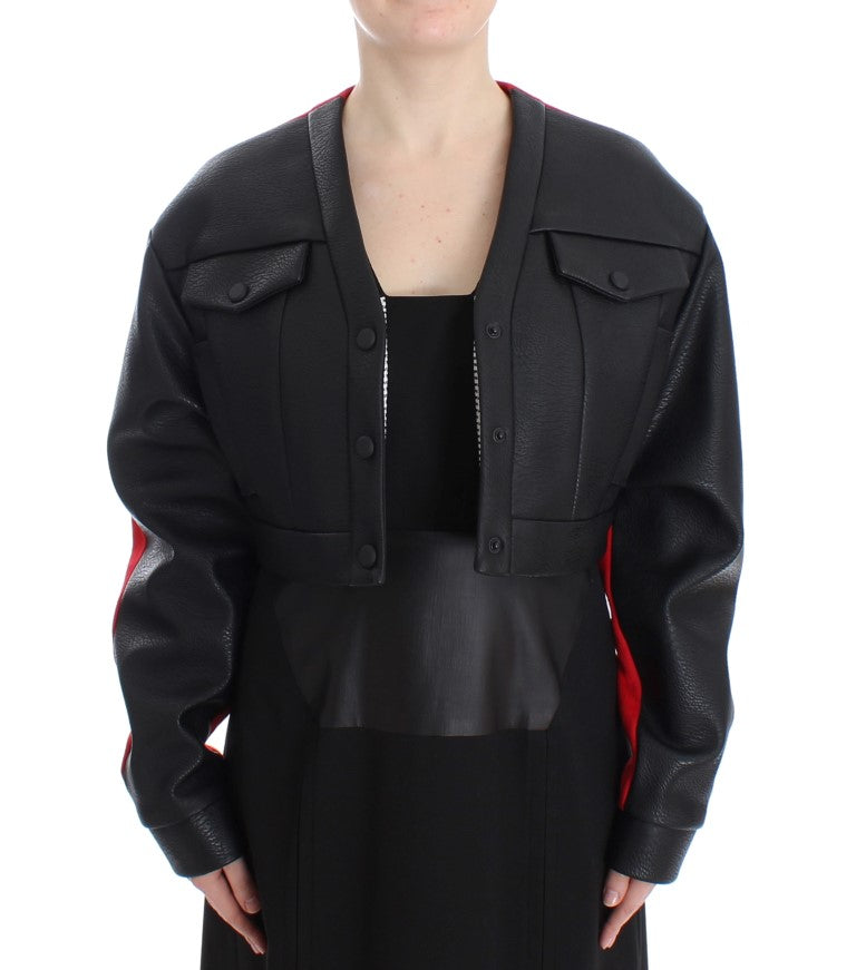 Elegant Cropped Artisan Jacket - ventzia