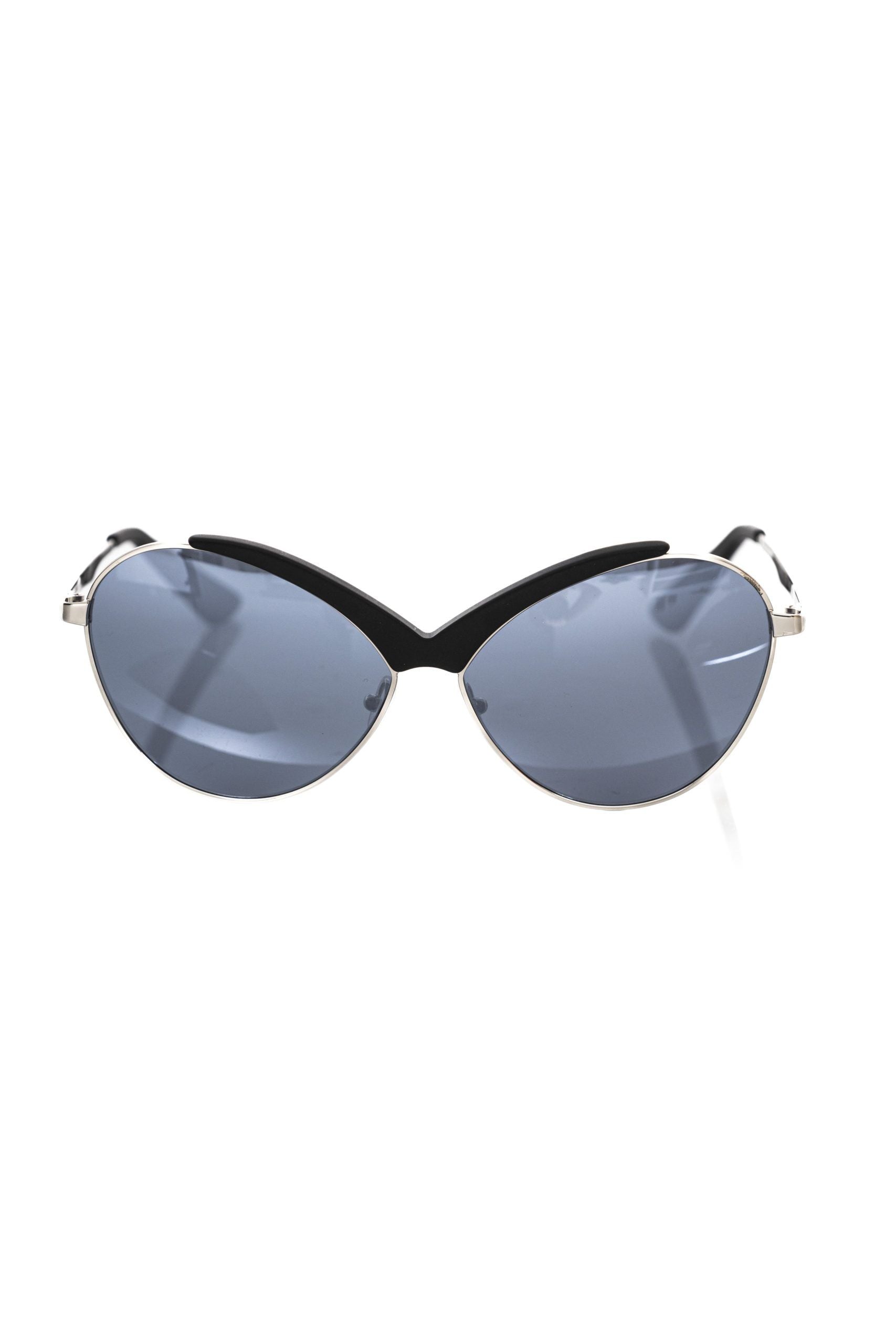 Black Metallic Women Sunglass - ventzia