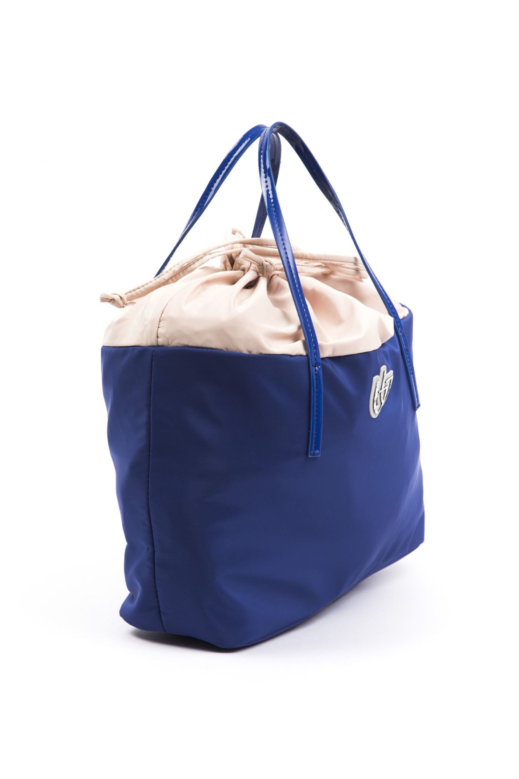 Blue Polyester Women Handbag - ventzia