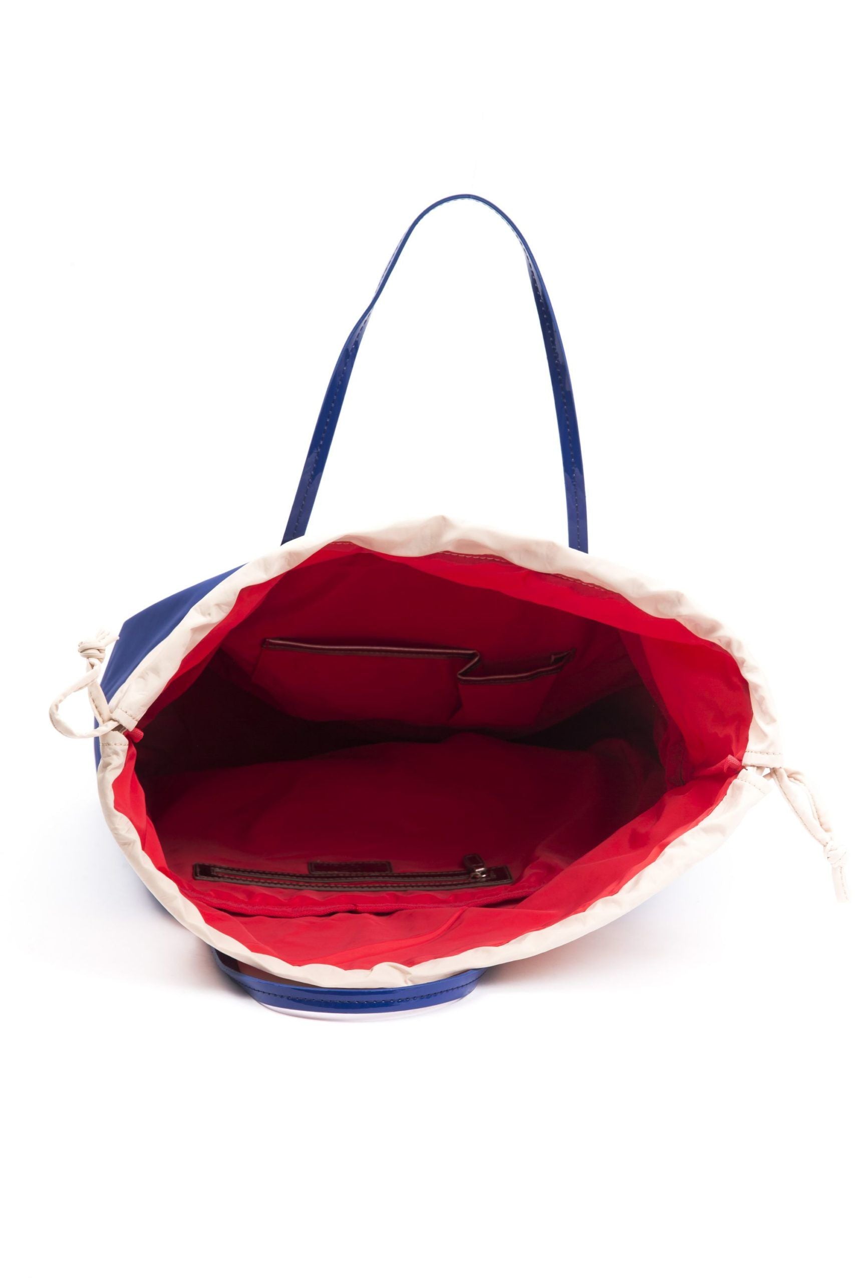 Blue Polyester Women Handbag - ventzia