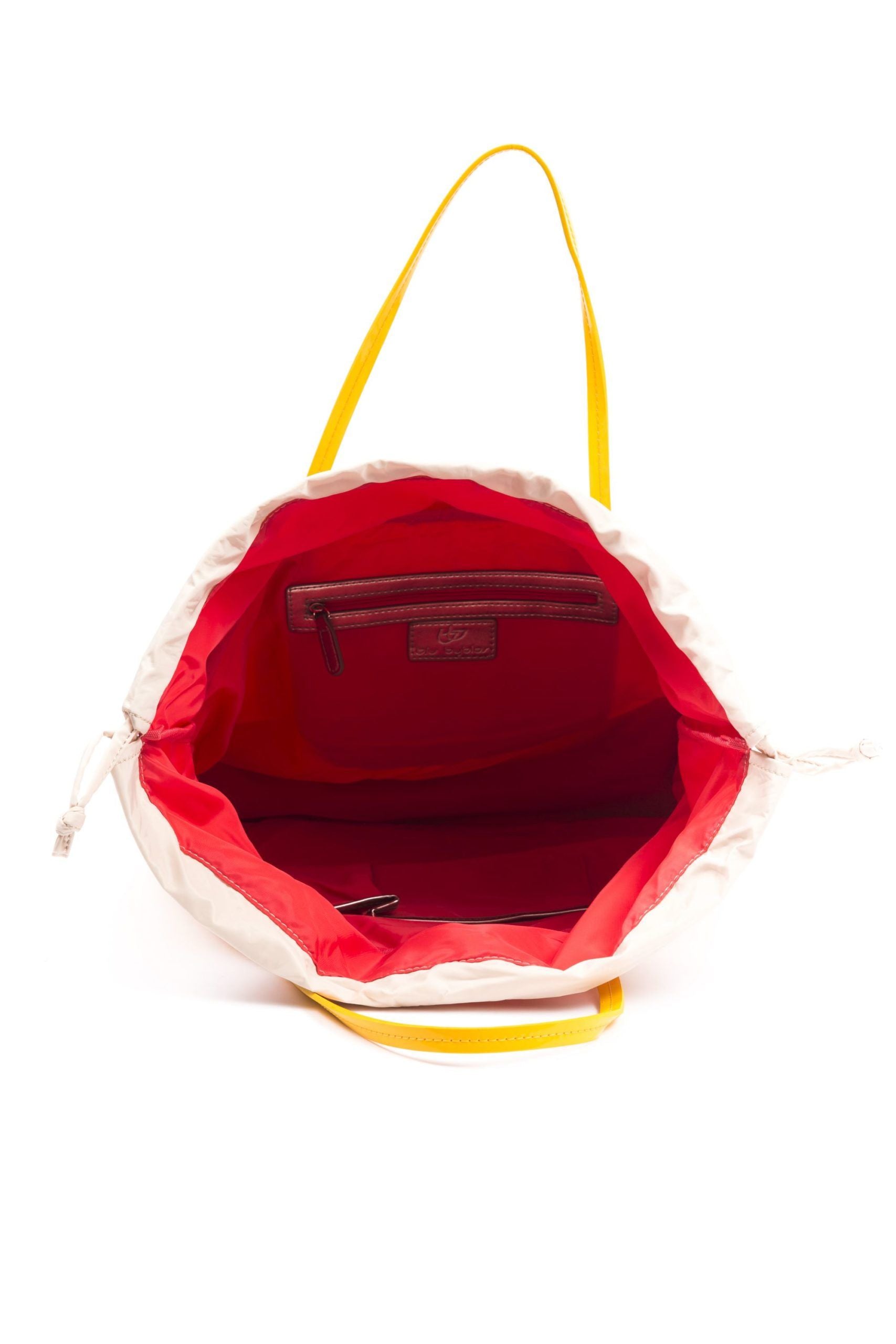 Yellow Polyester Women Handbag - ventzia