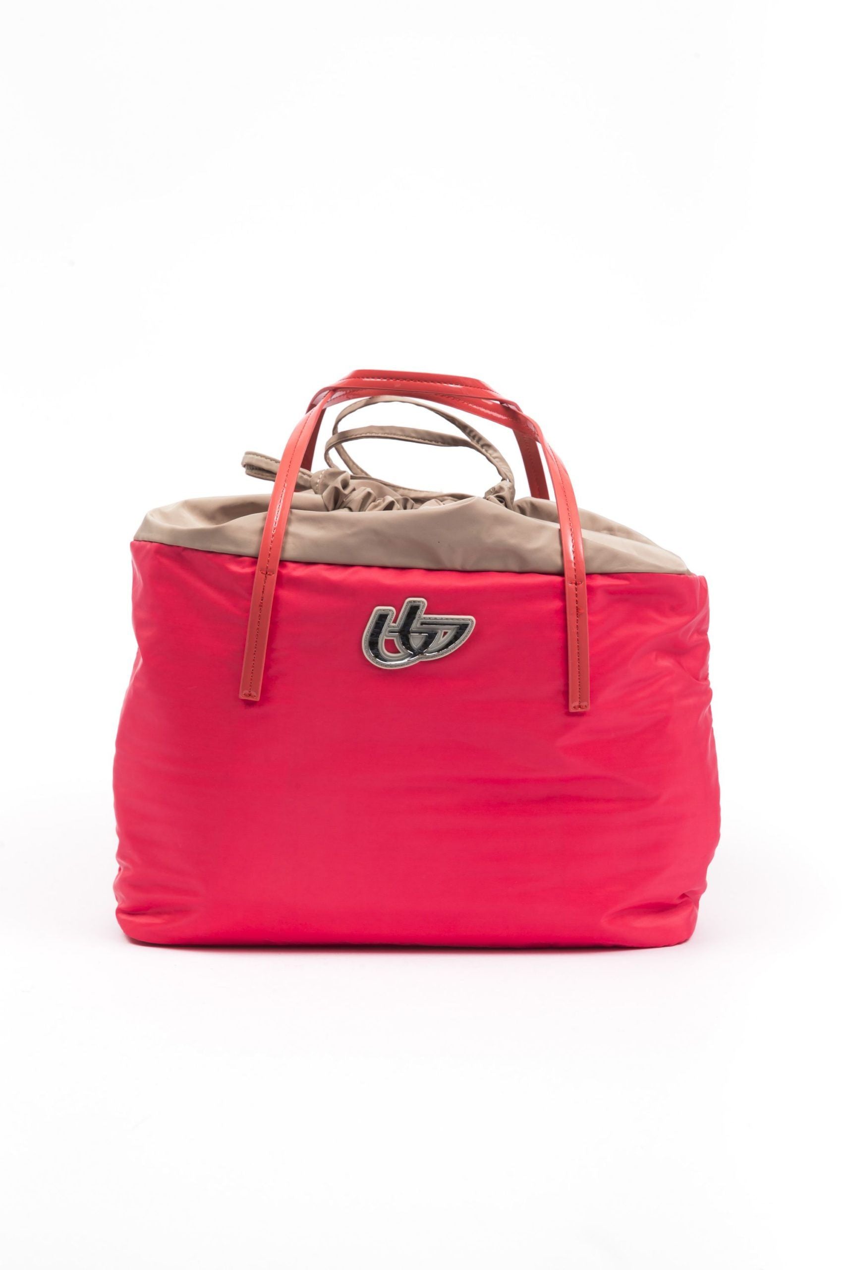 Red Polyester Women Handbag - ventzia
