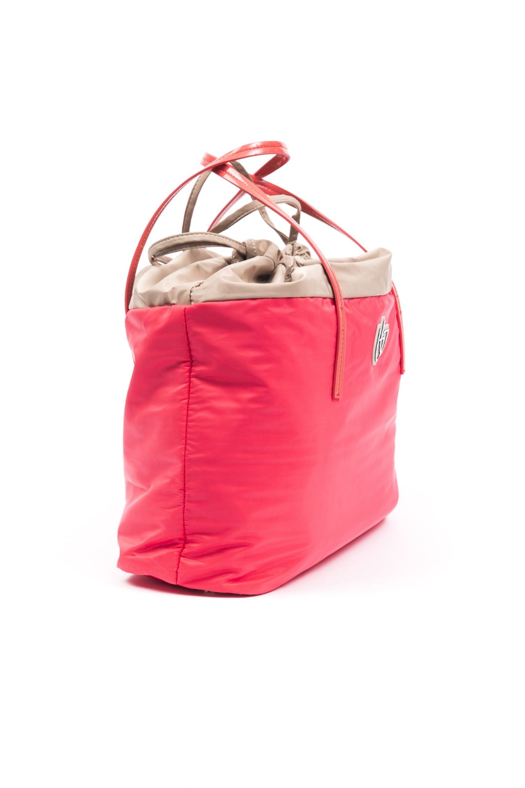 Red Polyester Women Handbag - ventzia