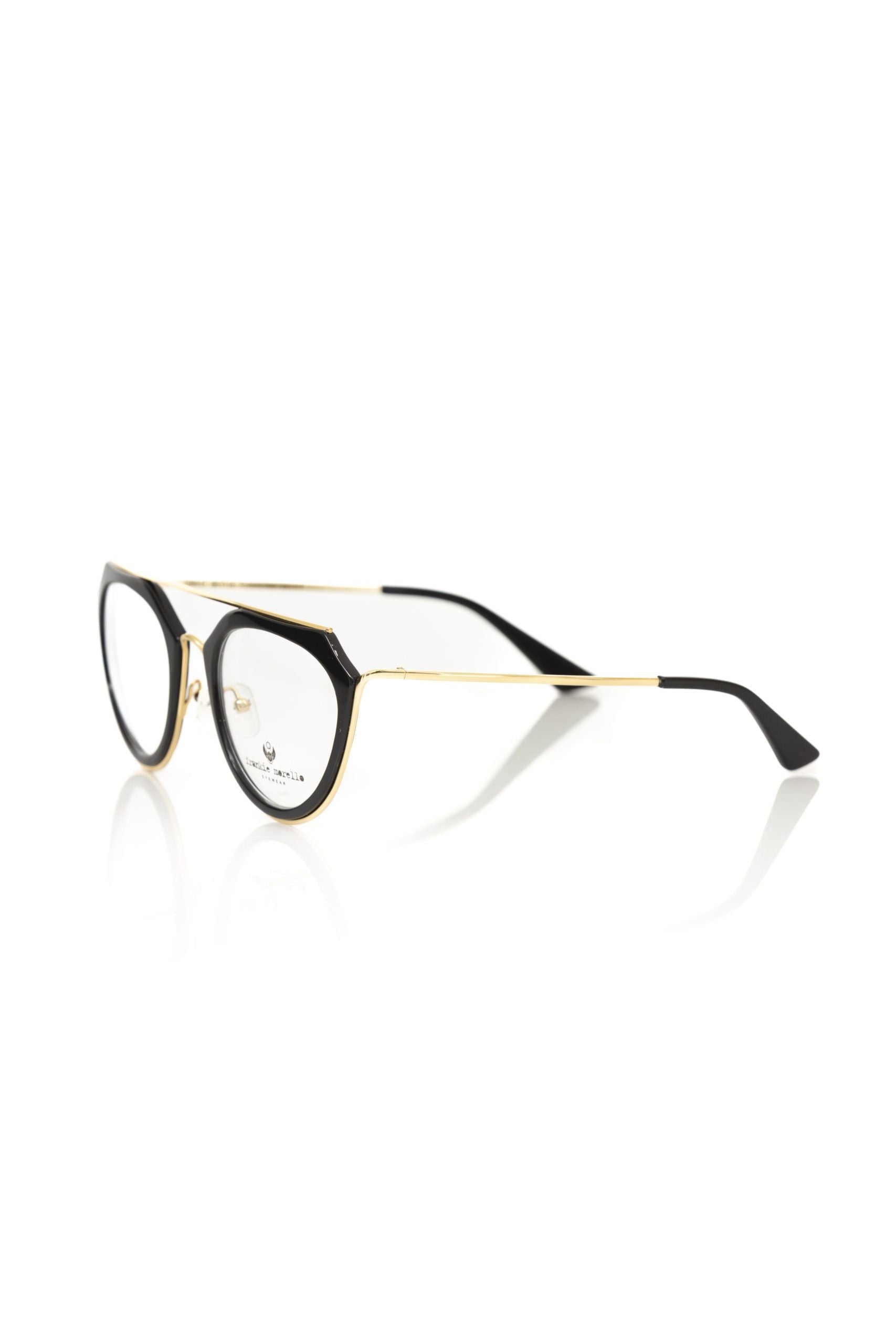 Aviator-Style Chic Eyeglasses with Gold Accents - ventzia