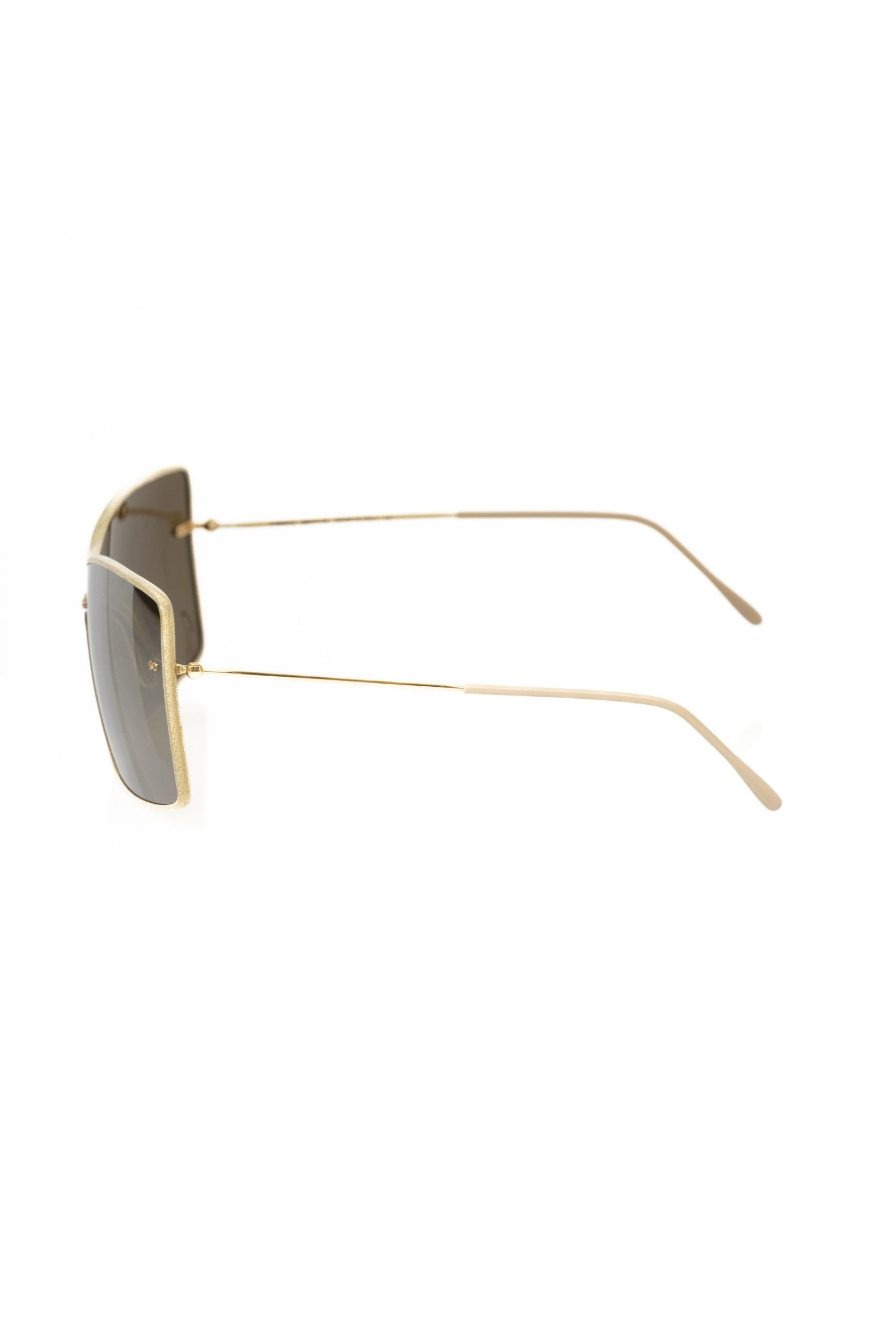 Gold Metallic Sunglasses for Women - ventzia