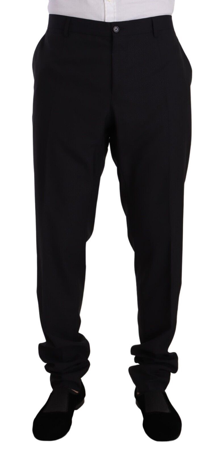 Blue GOLD Wool Single Breasted 2 Piece Suit - ventzia