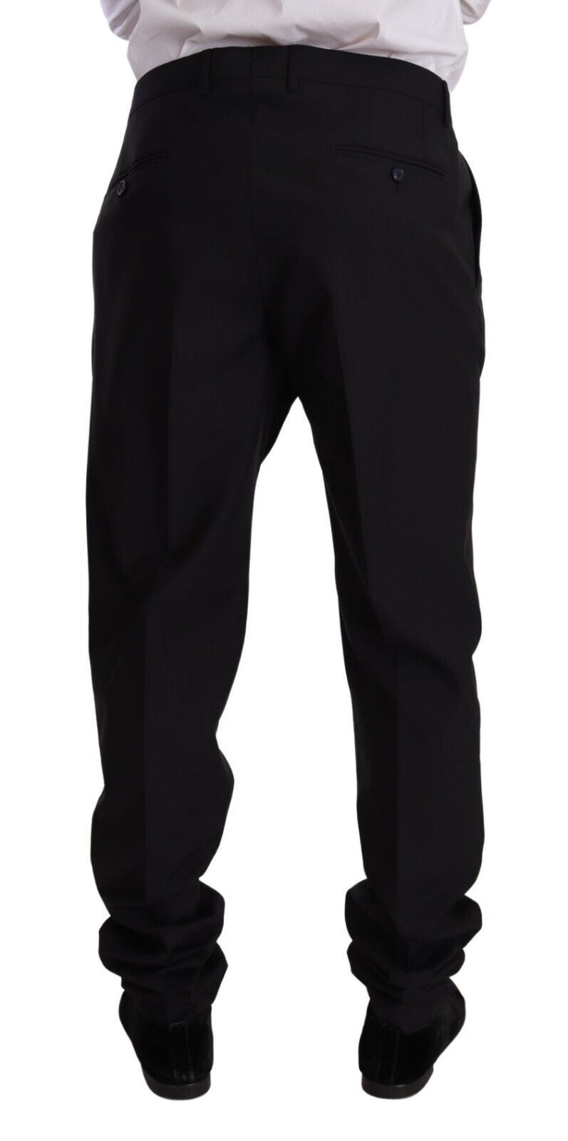 Blue GOLD Wool Single Breasted 2 Piece Suit - ventzia