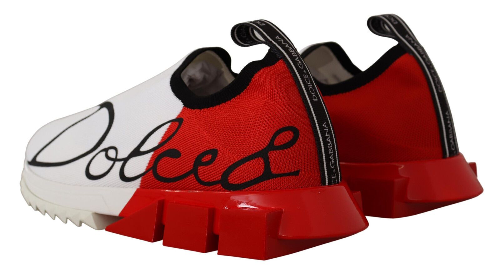 White Red Sorrento Sandals Sneakers - ventzia