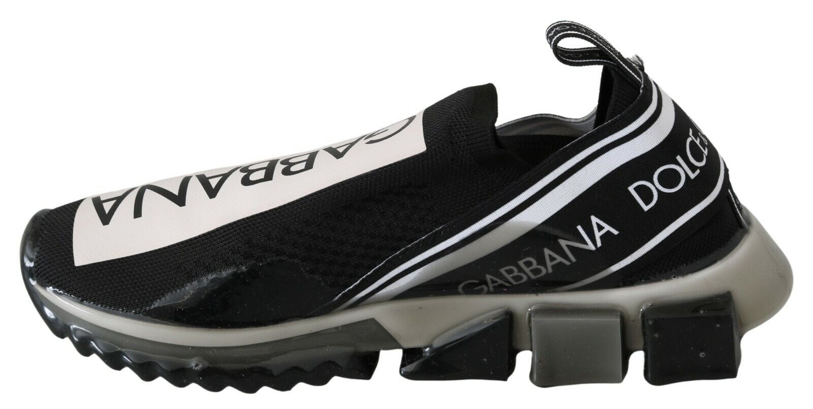 Black White SORRENTO Sport Stretch Sneakers - ventzia
