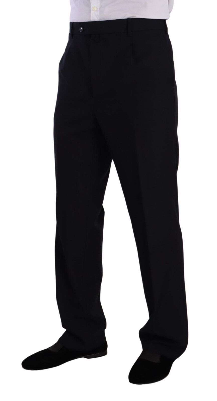 Blue Polyester Single Breasted Formal Suit - ventzia