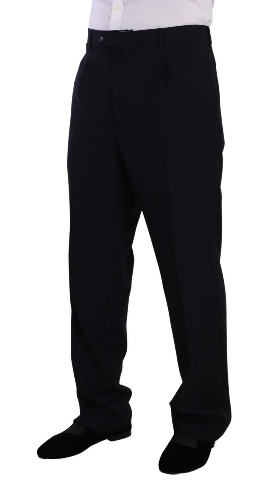 Blue Polyester Single Breasted Formal Suit - ventzia