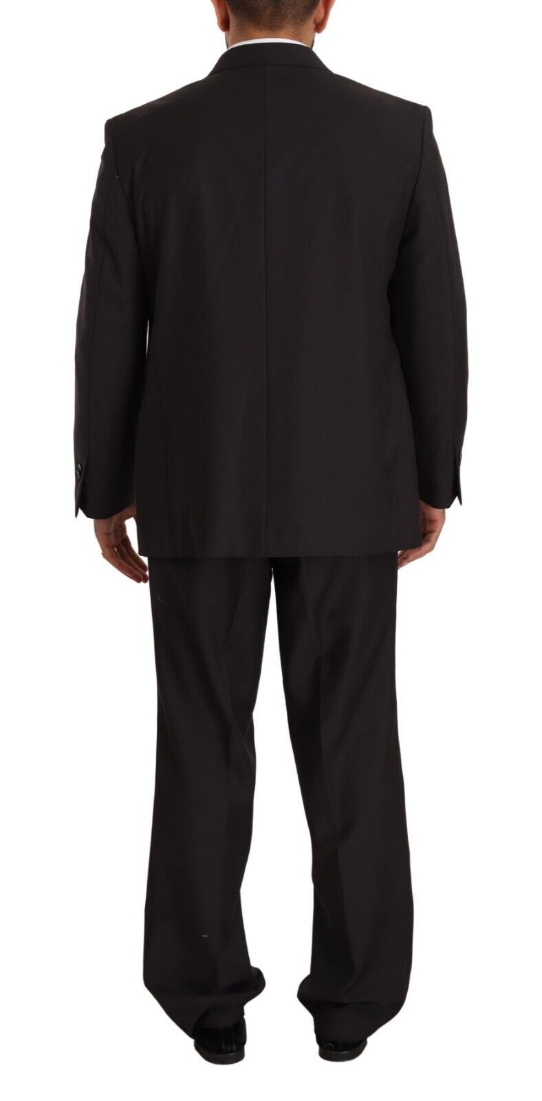 Gray Polyester Single Breasted Formal Suit - ventzia