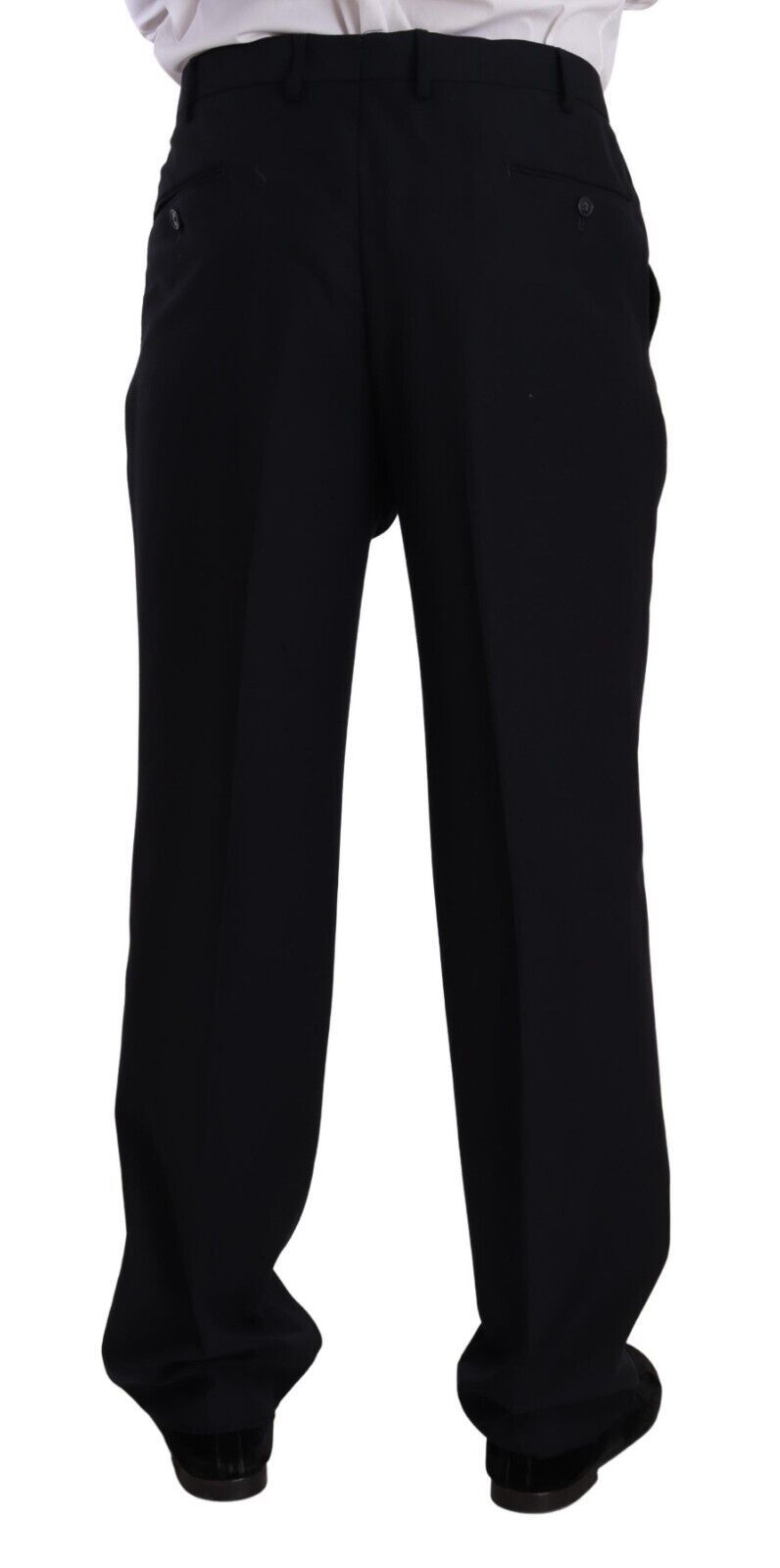 Blue Polyester Single Breasted Formal Suit - ventzia