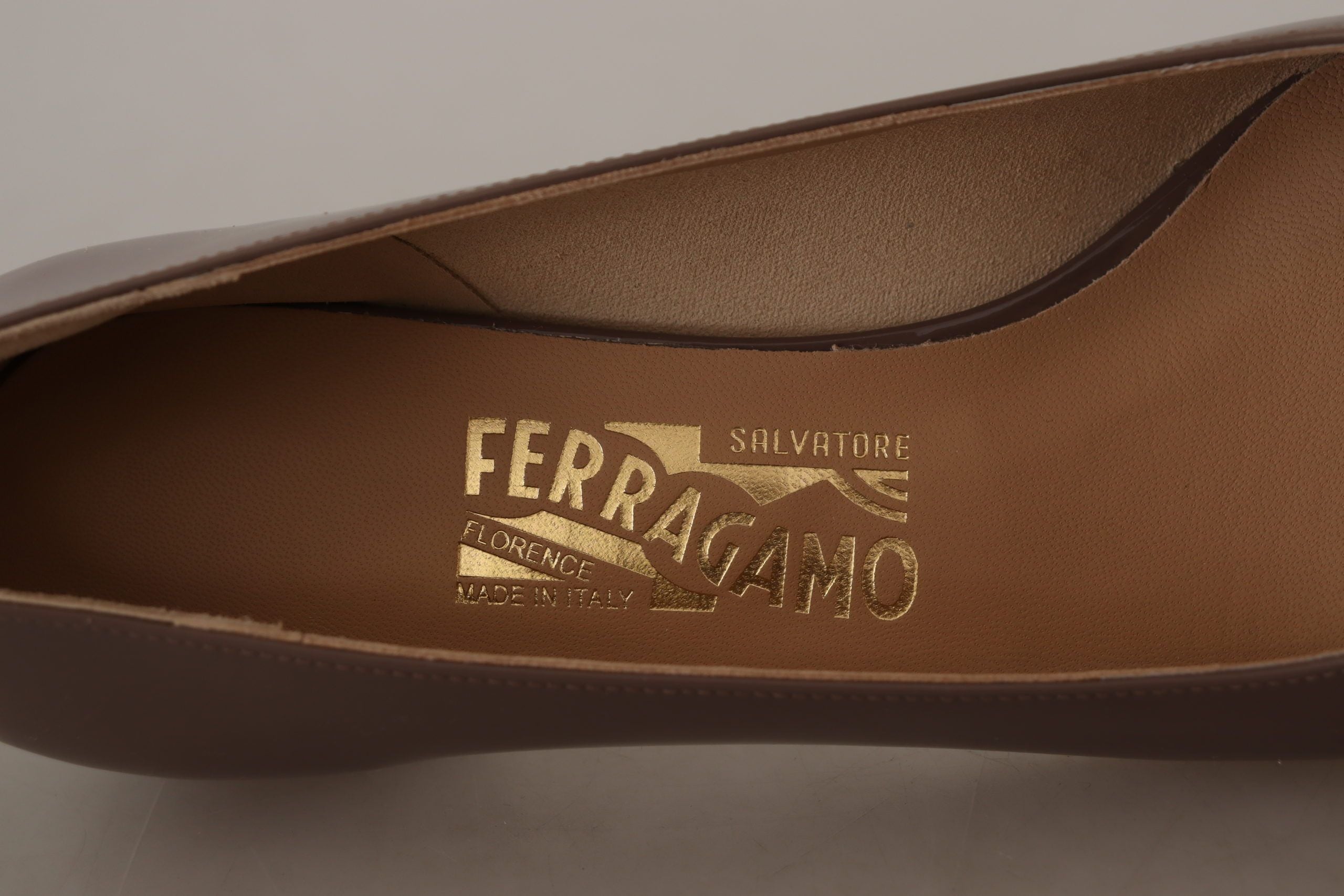 Elegant Caraway Brown Pumps with Vara Bow - ventzia