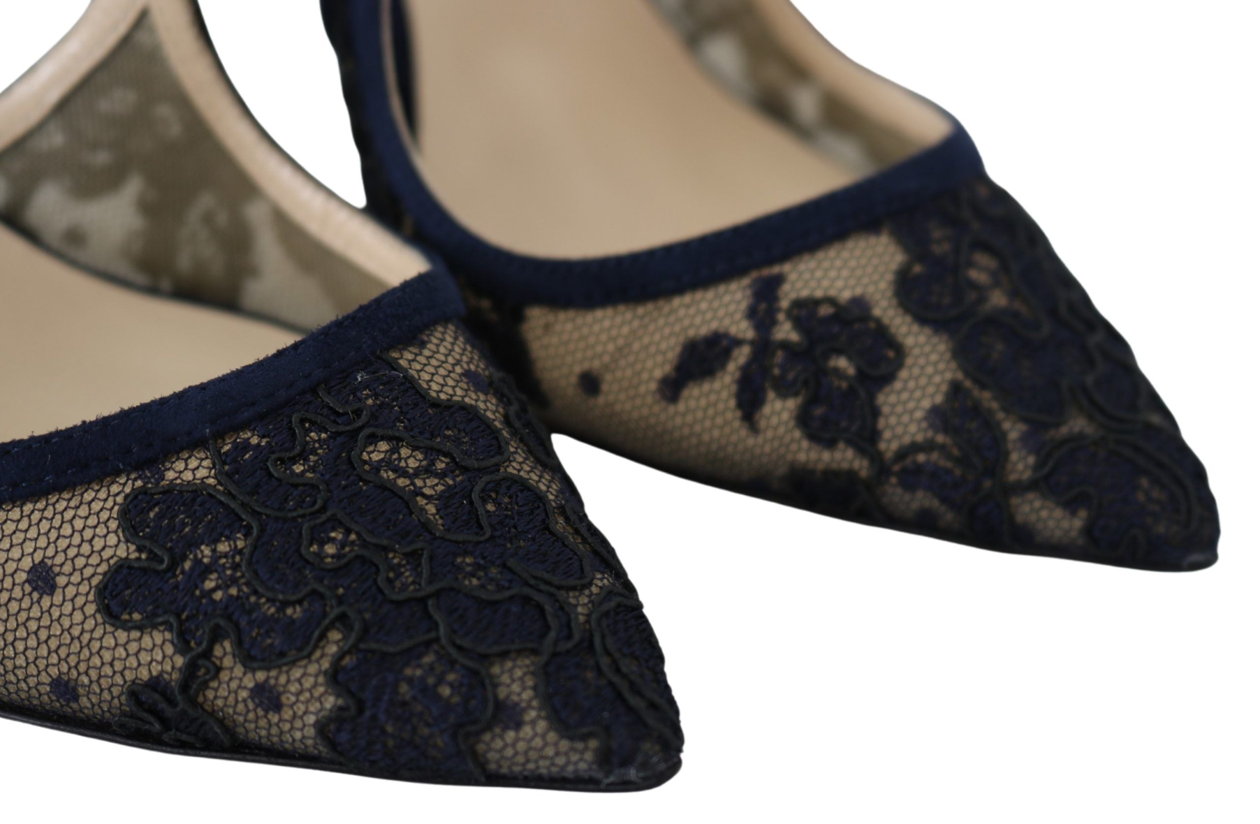 Navy Lancer Leather Pumps Elegance Unleashed - ventzia