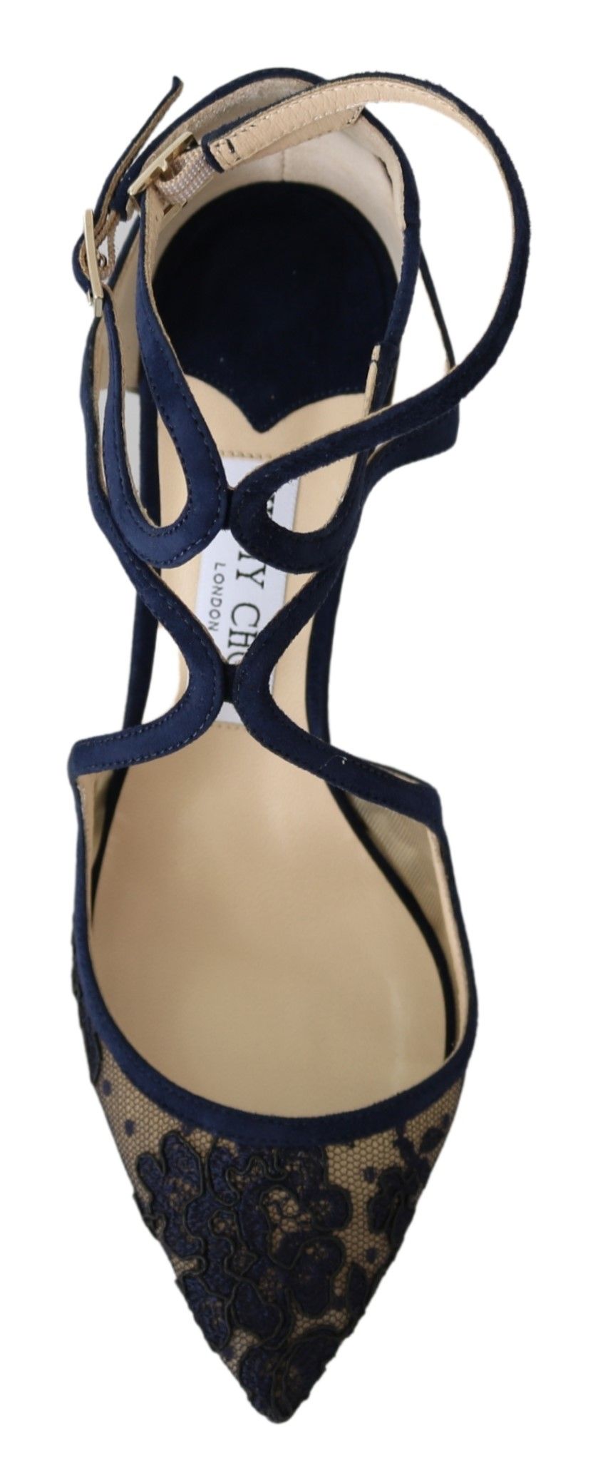 Navy Lancer Leather Pumps Elegance Unleashed - ventzia