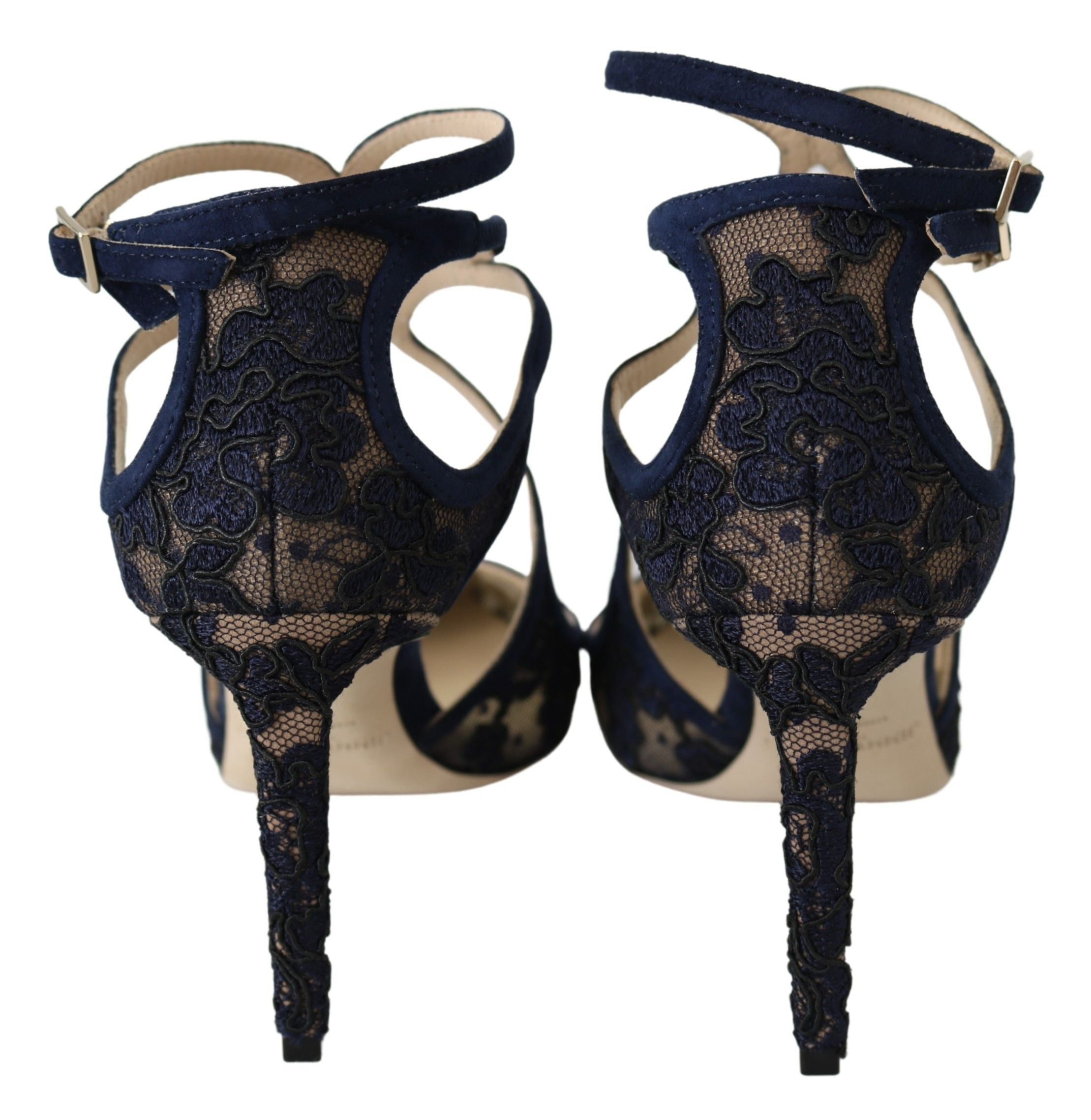 Navy Lancer Leather Pumps Elegance Unleashed - ventzia
