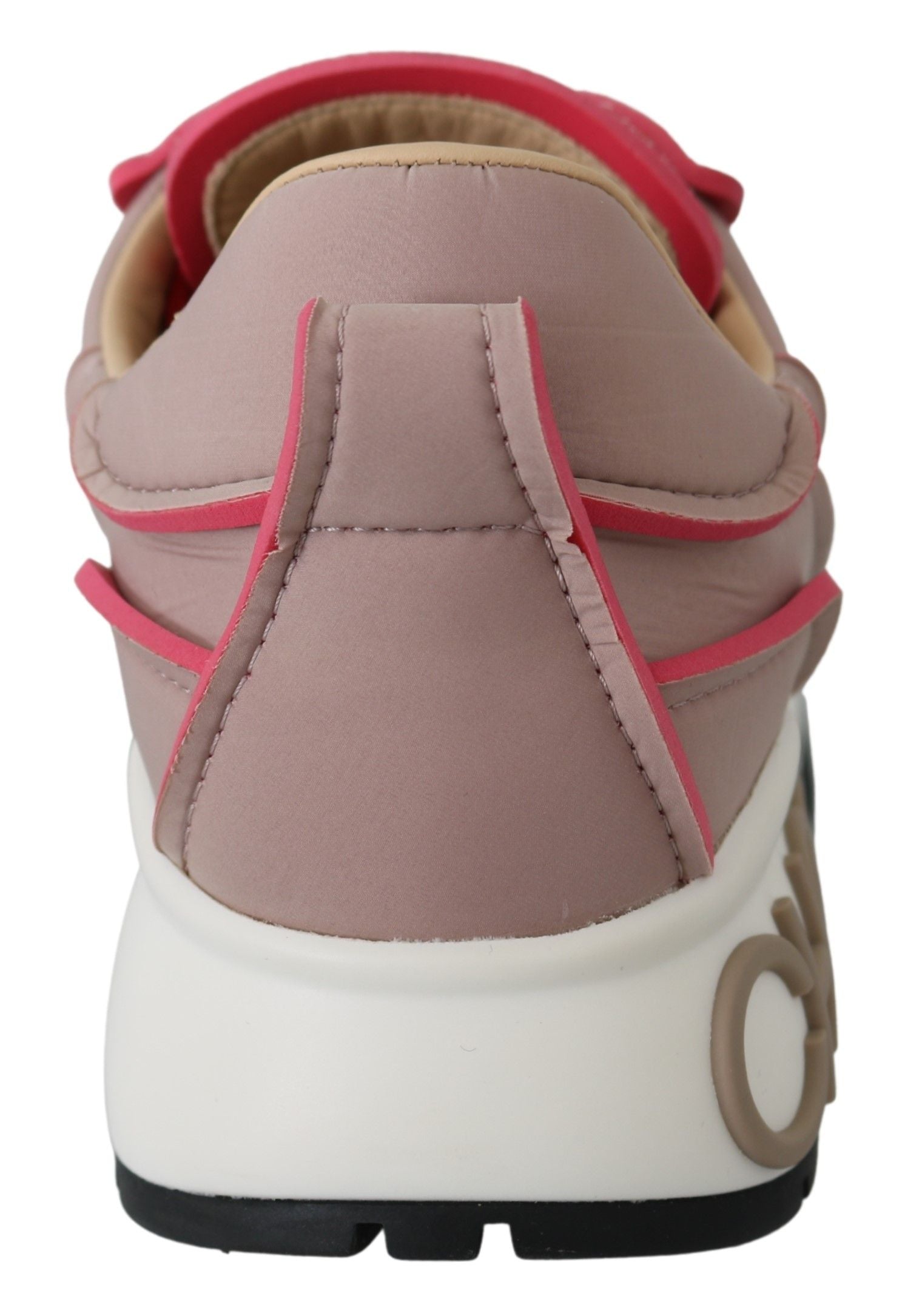 Ballet Pink Chic Padded Sneakers - ventzia