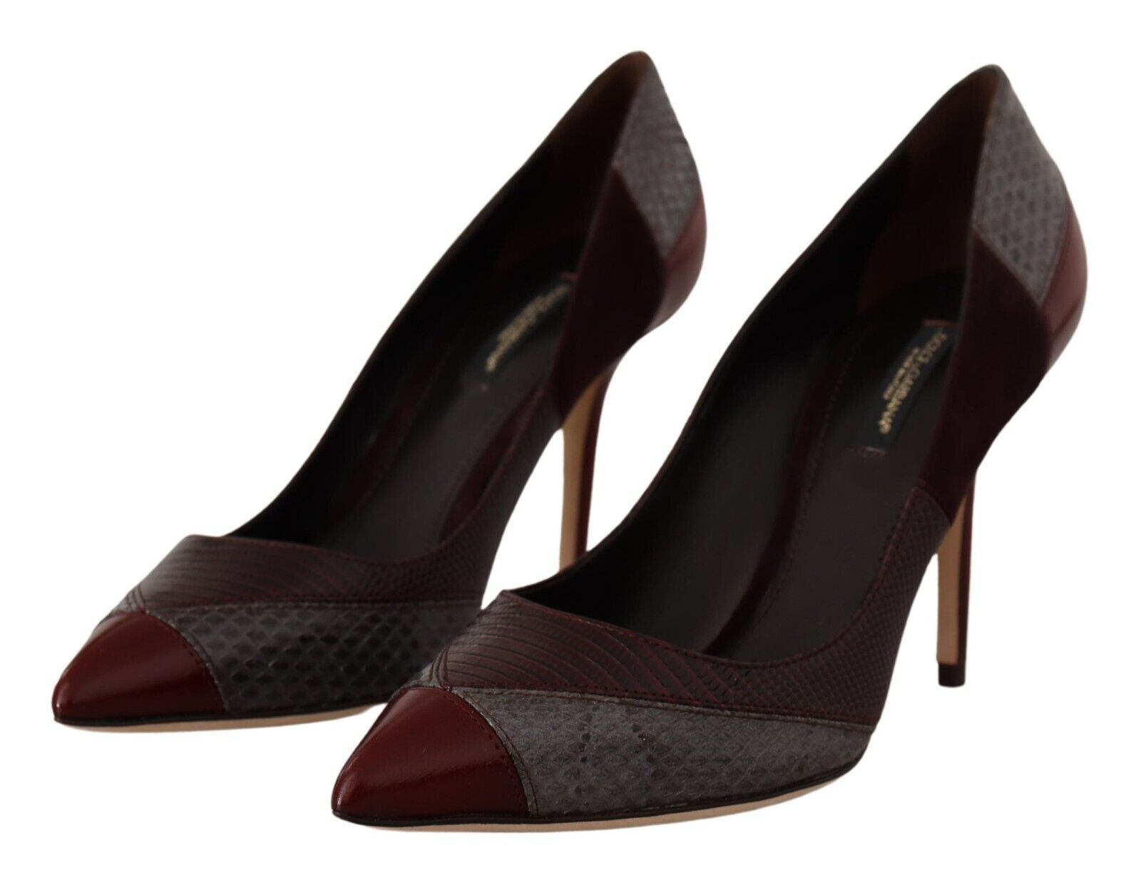 Multicolor Exotic Leather Heels Pumps Shoes - ventzia
