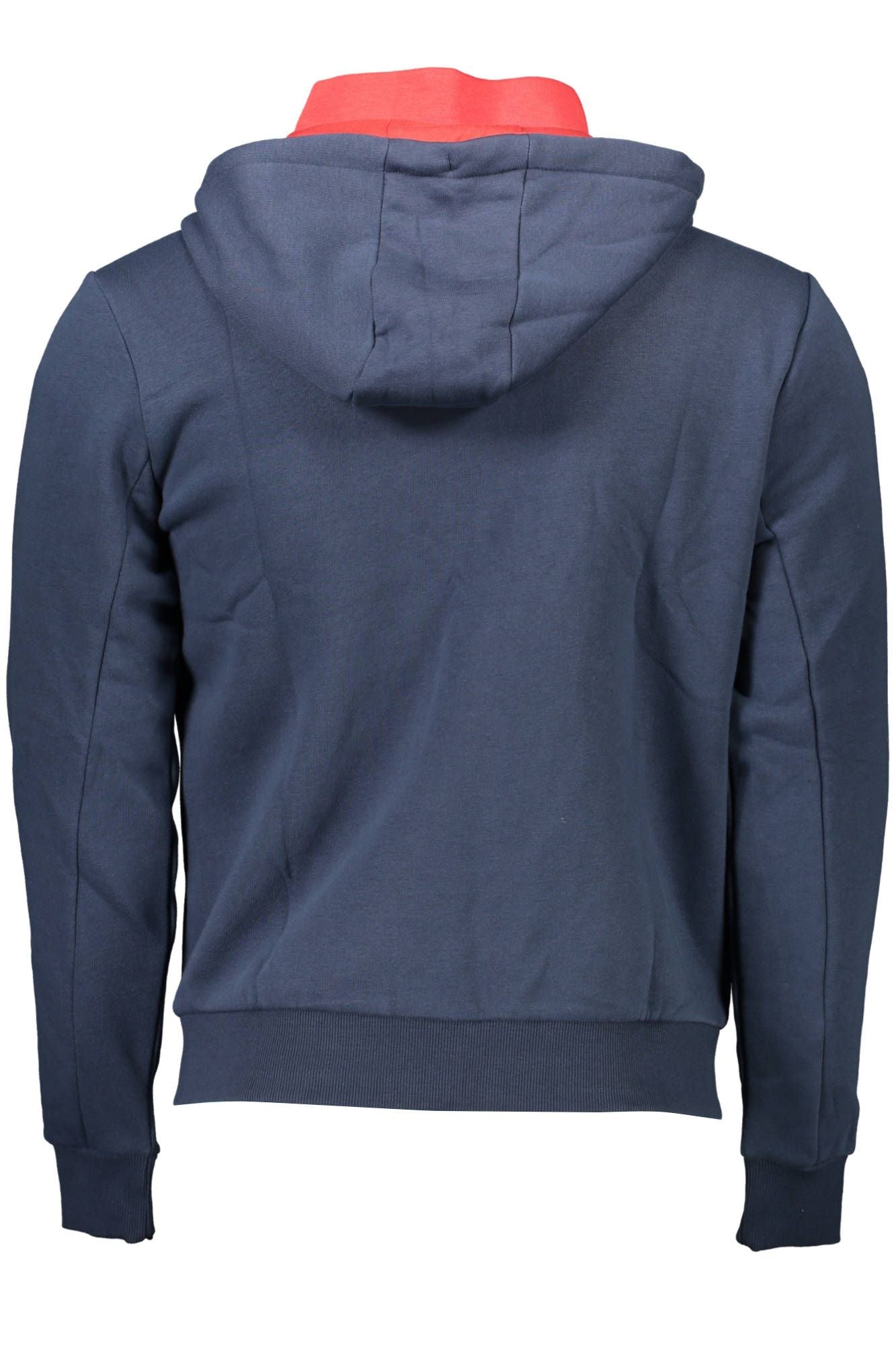 Blue Cotton Men's Hoodie - ventzia