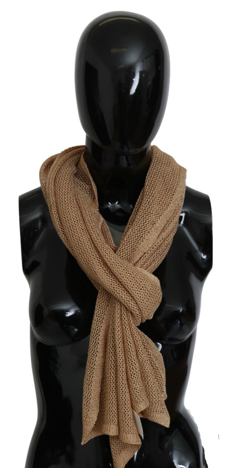 Brown Neck Wrap Winter Shawl Foulard Scarf - ventzia