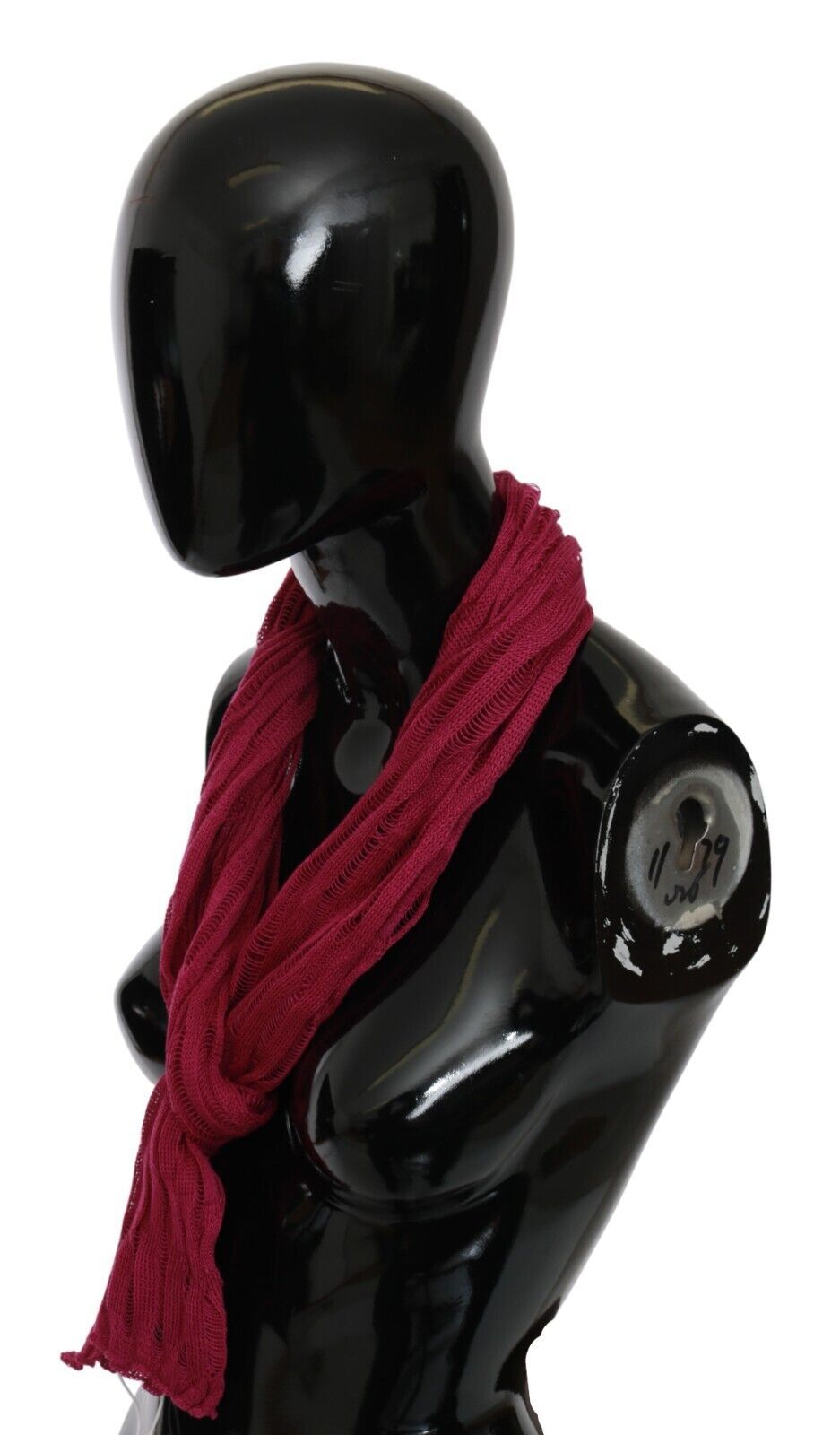Bordeaux Neck Wrap Shawl Foulard Scarf - ventzia