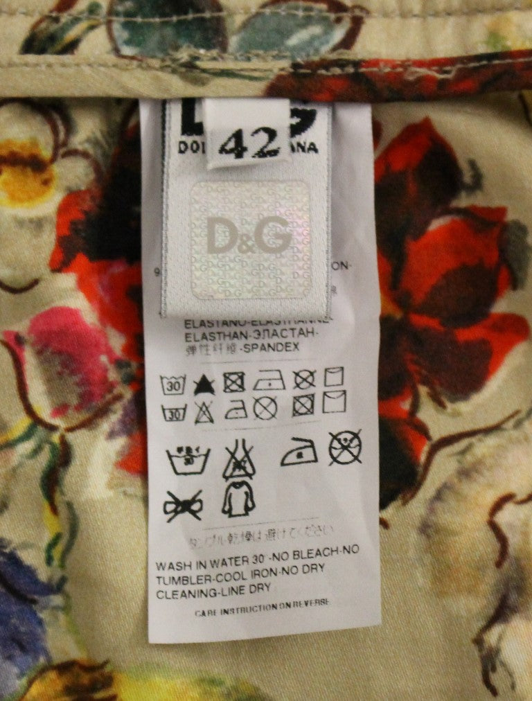 Elegant Beige Regular Fit Cotton Pants - ventzia