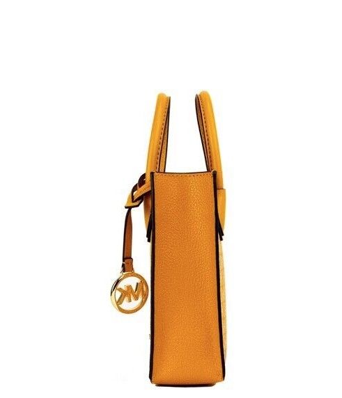 Mercer XS Honeycomb Gold Signature PVC North South Shopper Crossbody Bag - ventzia