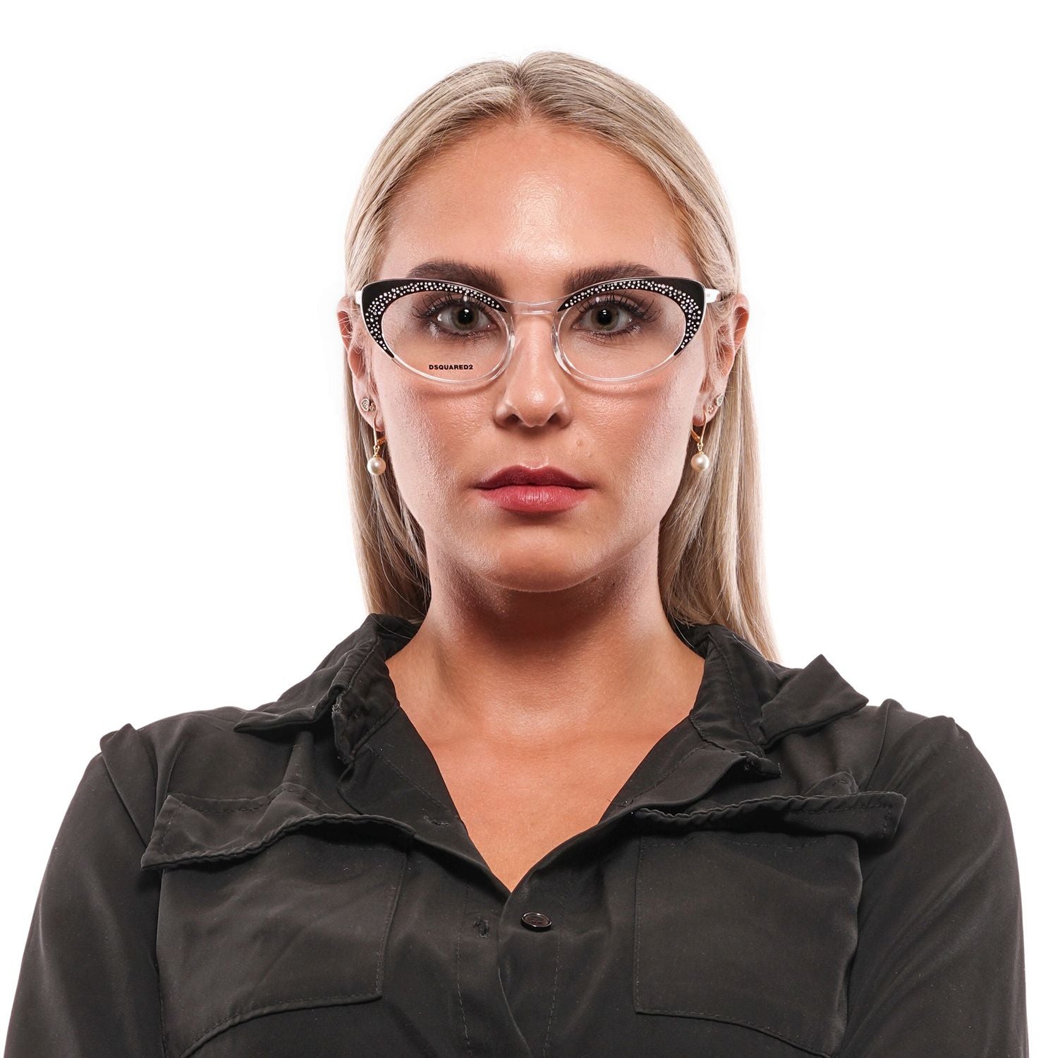 Chic Black Full-Rim Designer Eyewear - ventzia