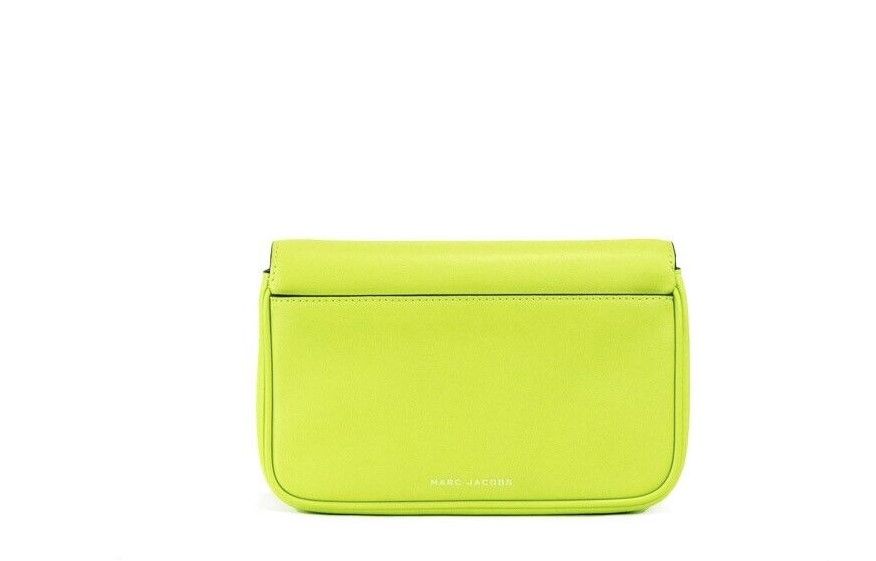The J Marc Green Glow Smooth Leather Shoulder Crossbody Handbag - ventzia