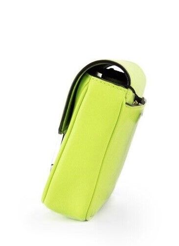 The J Marc Green Glow Smooth Leather Shoulder Crossbody Handbag - ventzia