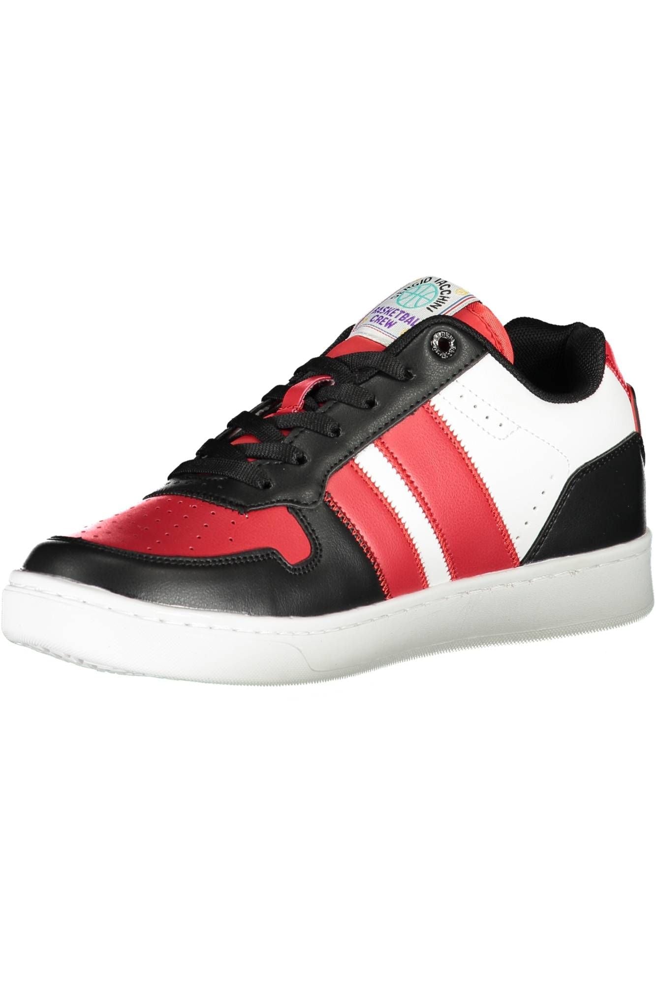 Chic Contrasting Lace-Up Sports Sneakers - ventzia