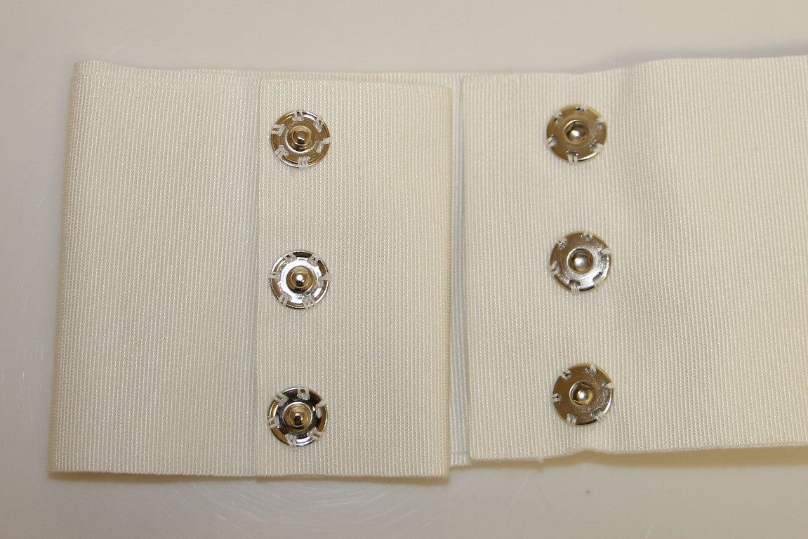 Embellished Snap Button Waist Belt - ventzia