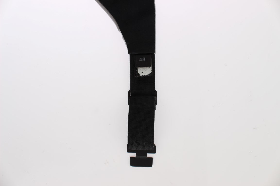 Elegant Silk Gray Cummerbund - ventzia