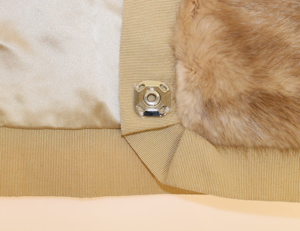 Exclusive Beige MINK Fur Scarf Wrap - ventzia