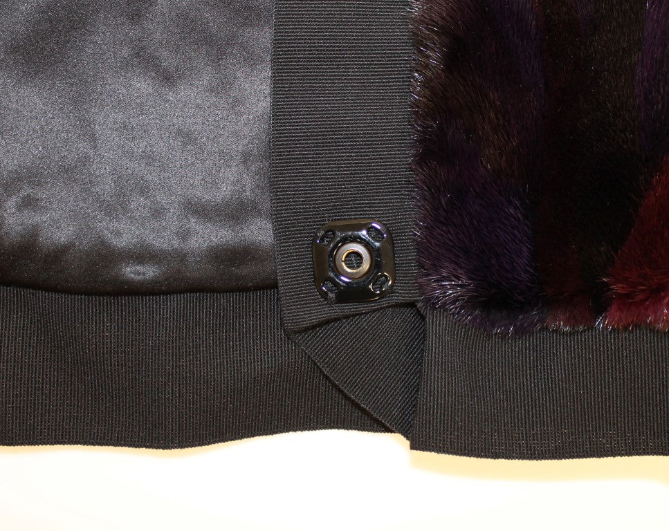 Exquisite Purple MINK Fur Scarf Wrap - ventzia