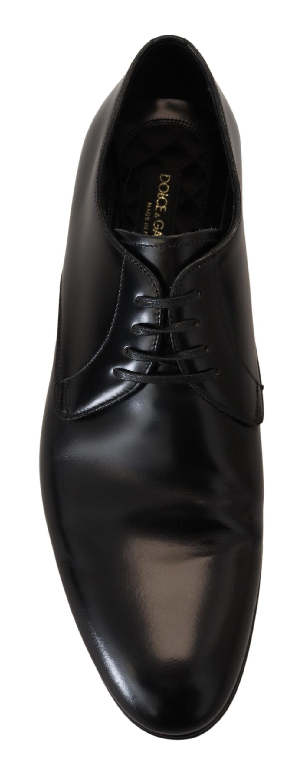Black Leather Formal Dress Shoes - ventzia