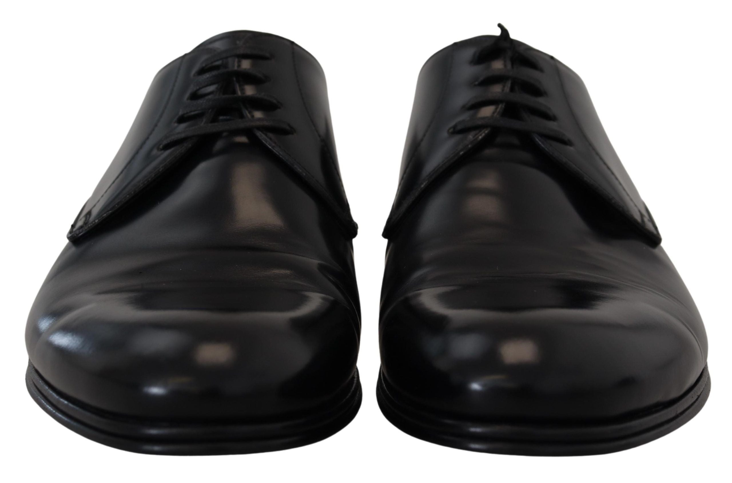 Black Leather Formal Dress Shoes - ventzia