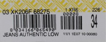 Beige Straight Fit Cotton Jeans for Men - ventzia