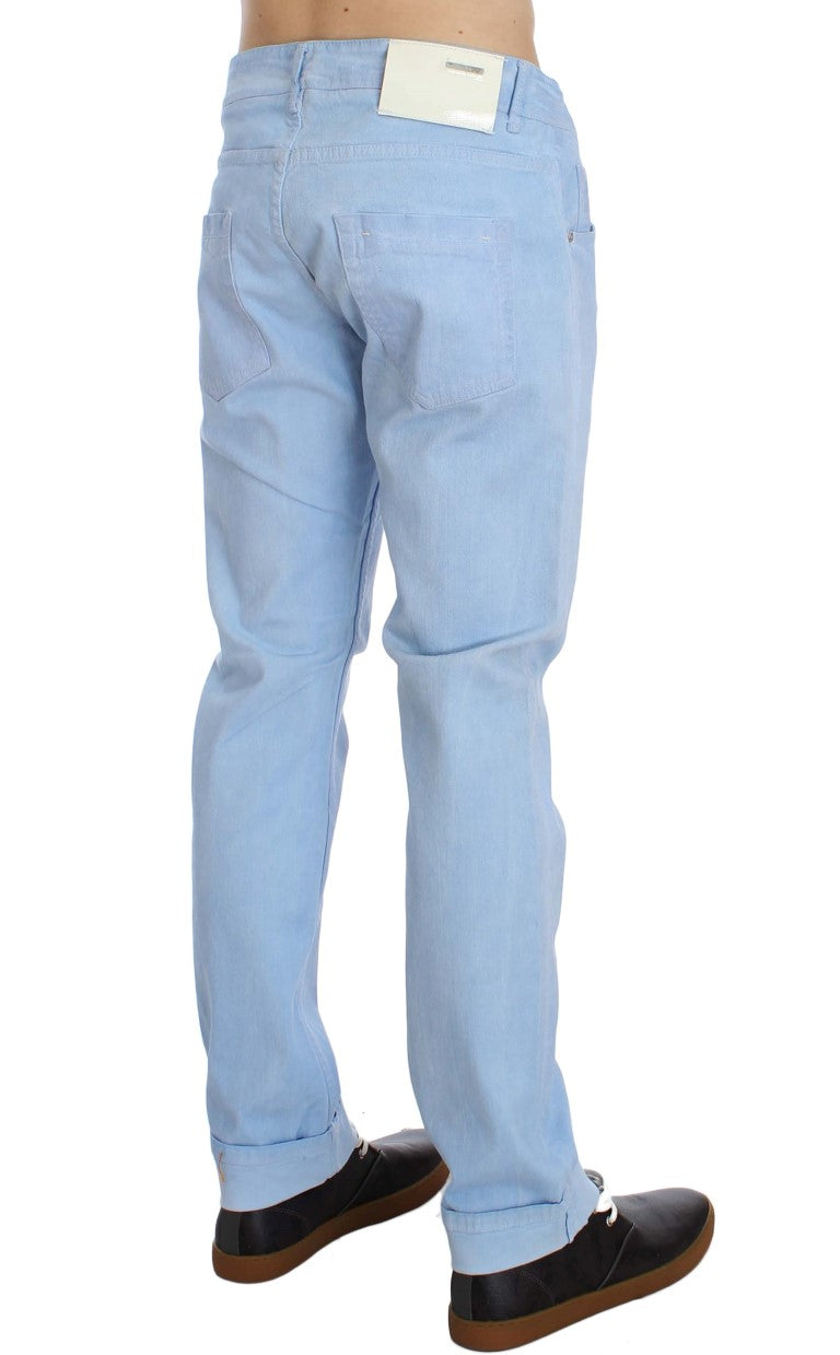 Elegant Low Waist Regular Fit Men's Jeans - ventzia