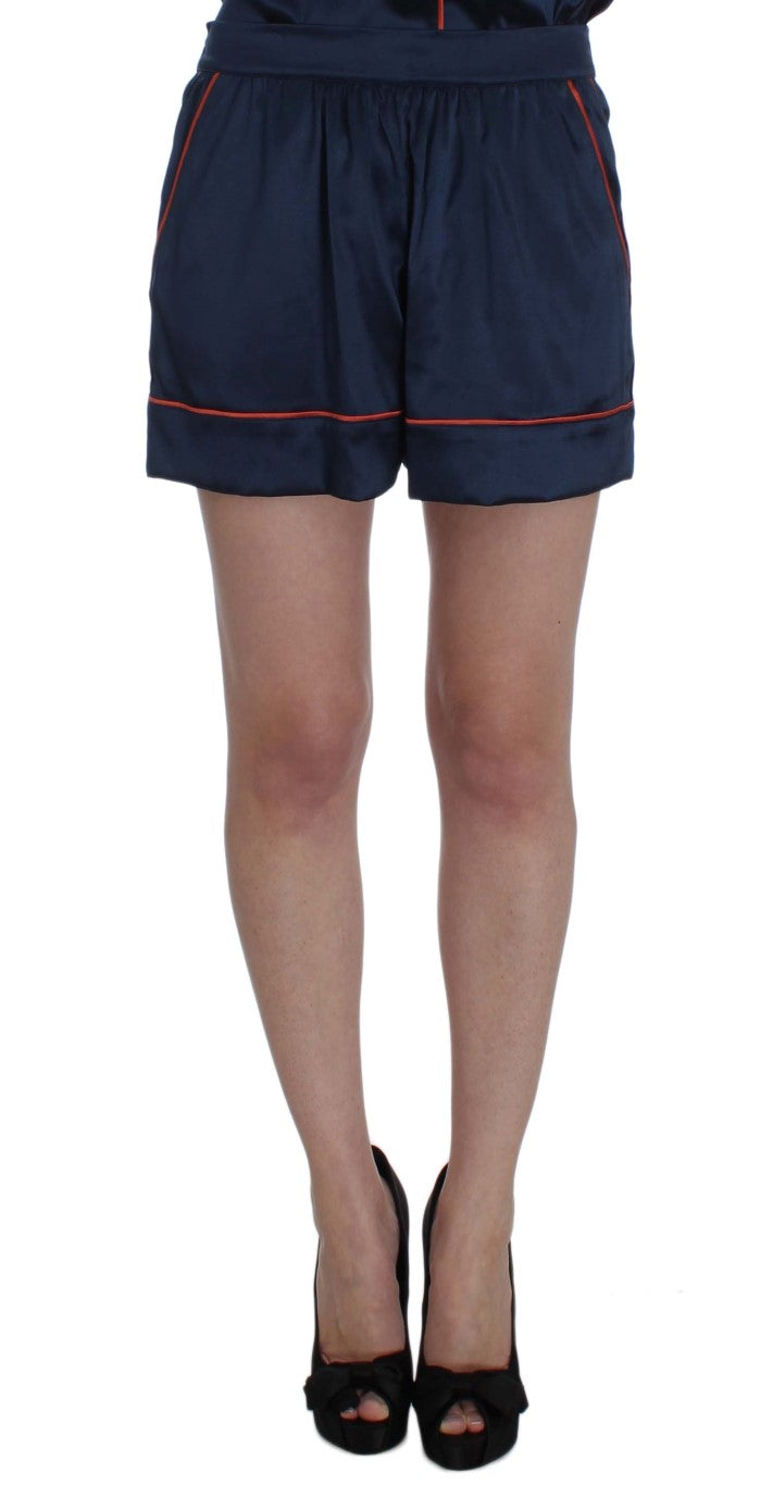Elegant Silk Stretch Mini Shorts - ventzia