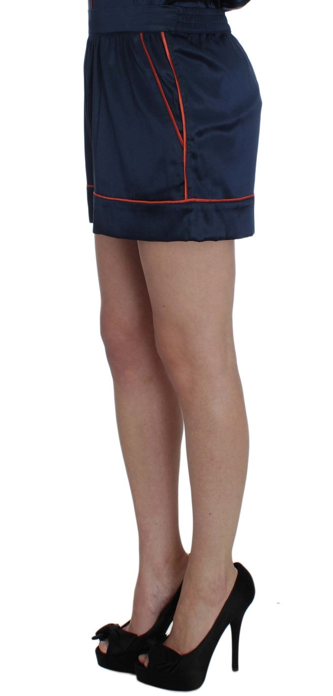 Elegant Silk Stretch Mini Shorts - ventzia