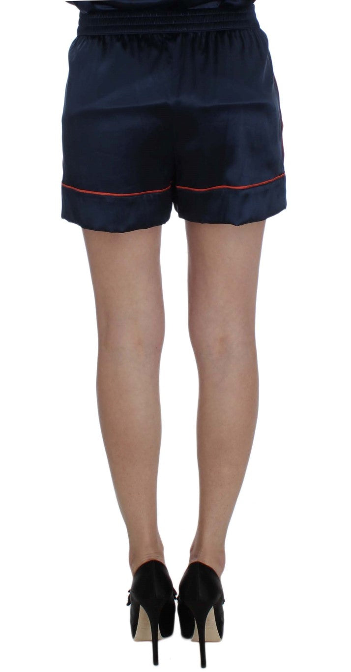 Elegant Silk Stretch Mini Shorts - ventzia