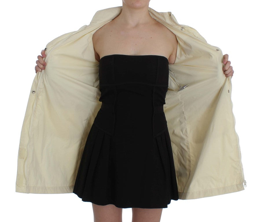 Chic Beige Trench Jacket Coat - ventzia