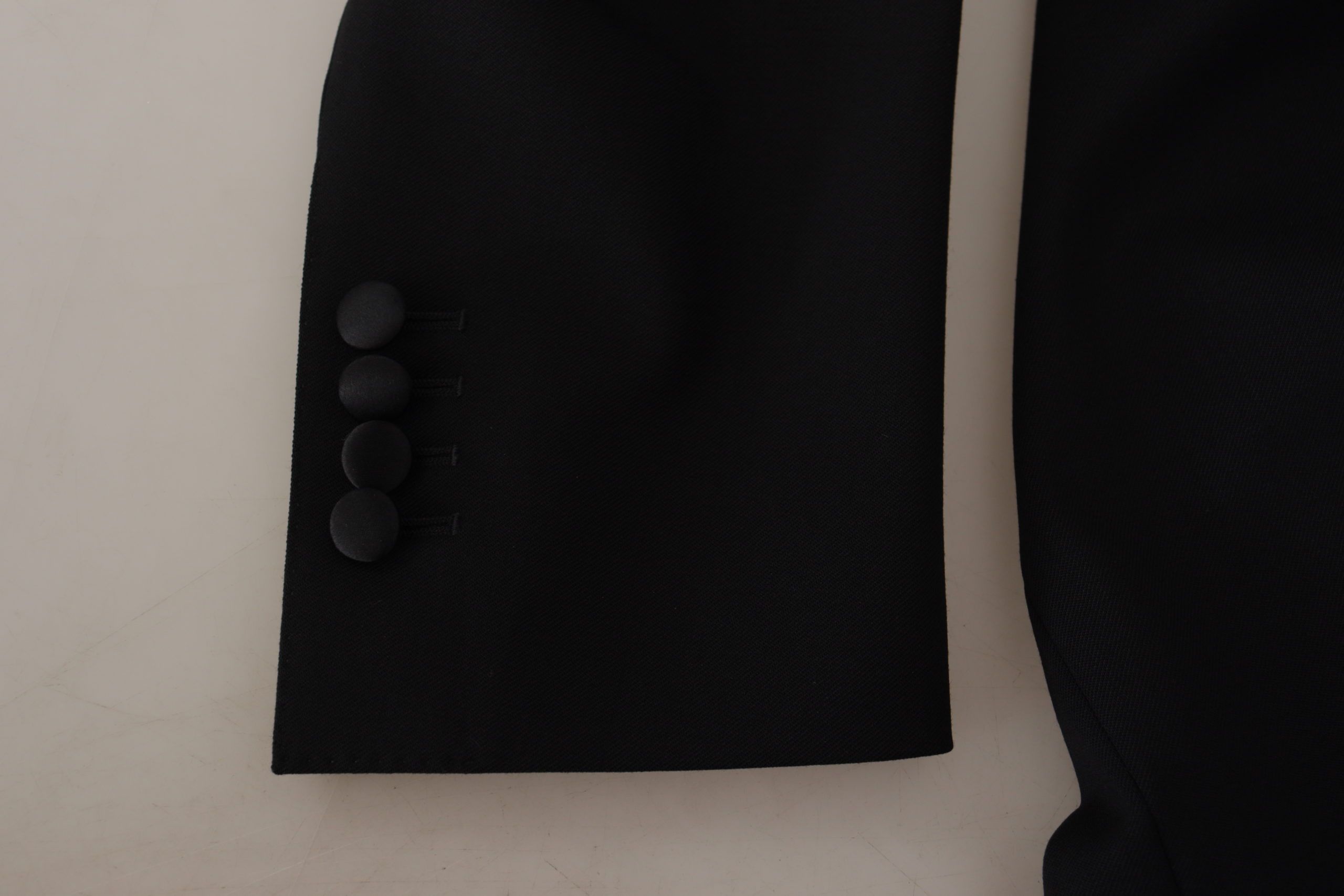 Black Double Breasted Coat Blazer Jacket - ventzia
