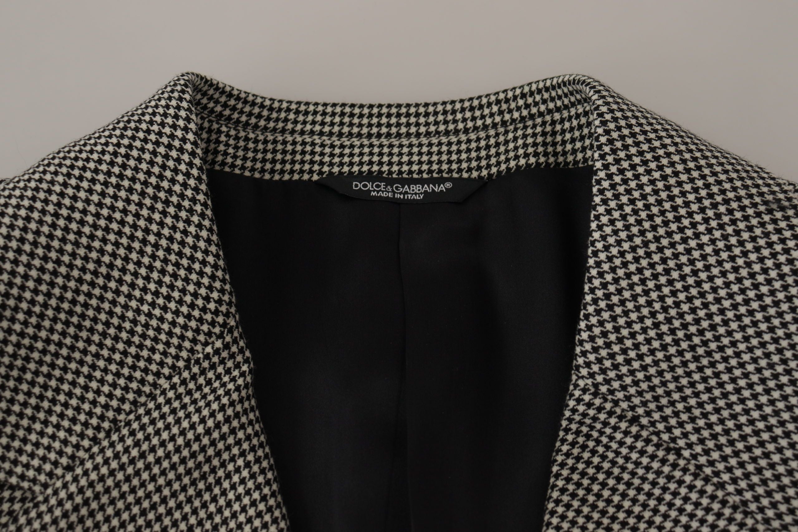 Gray Checkered Single Breasted Jacket Blazer - ventzia