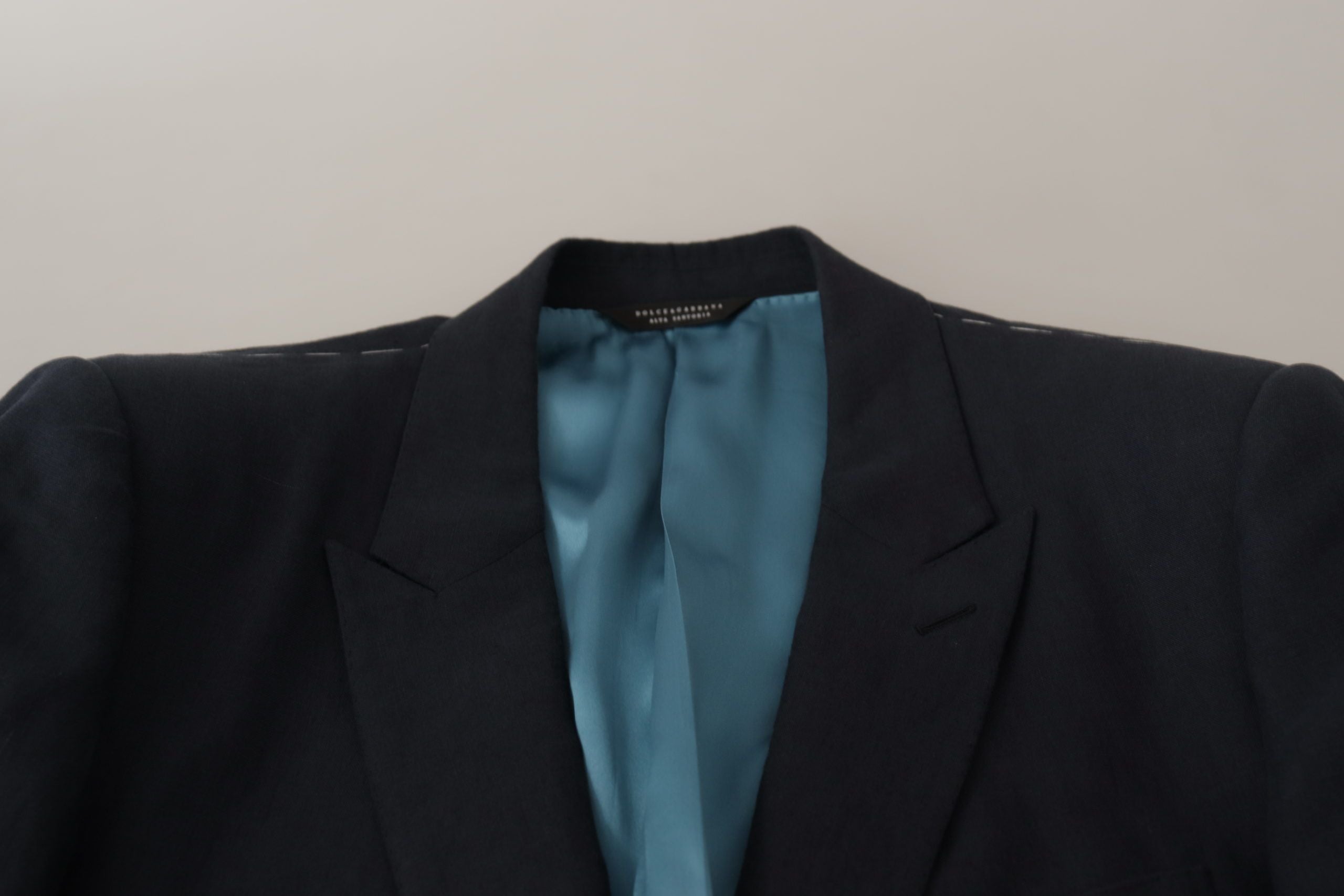 Dark Blue ALTA SARTORIA Jacket Coat Blazer - ventzia