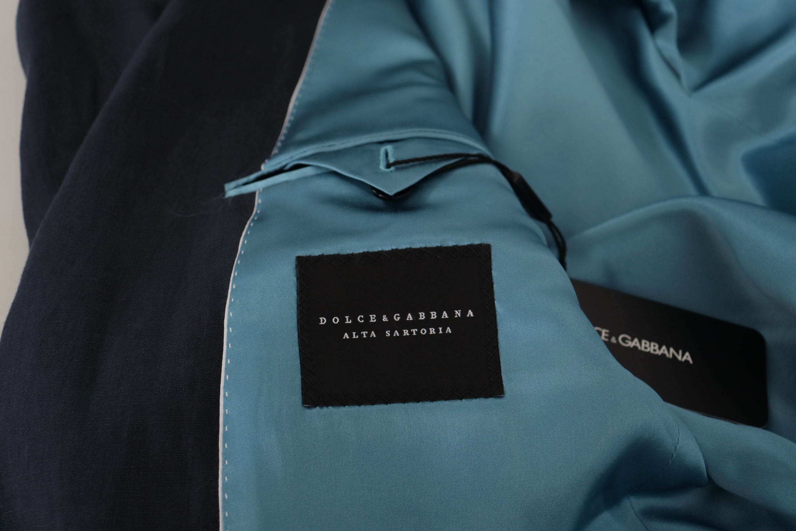 Dark Blue ALTA SARTORIA Jacket Coat Blazer - ventzia
