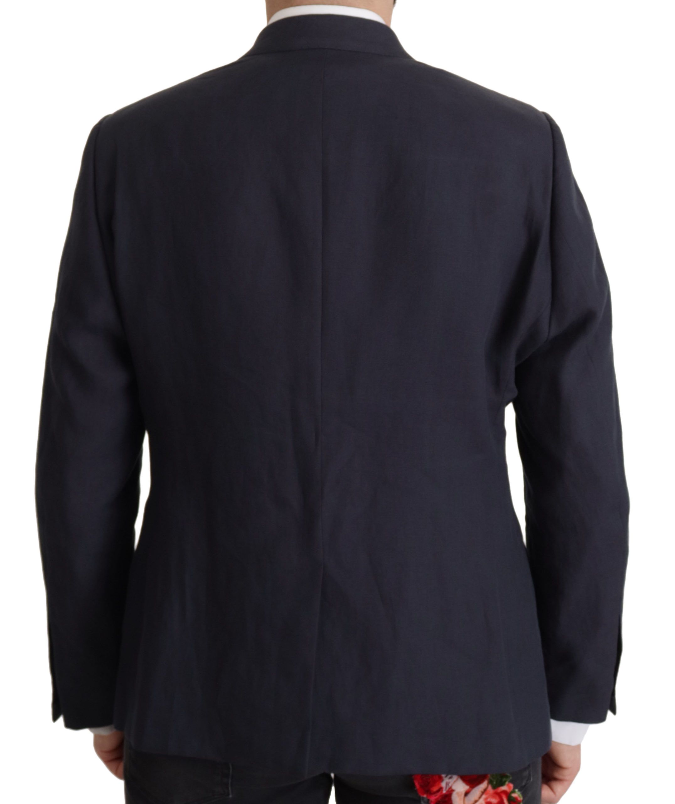 Dark Blue ALTA SARTORIA Jacket Coat Blazer - ventzia